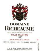 Provence-Richeaume 1987